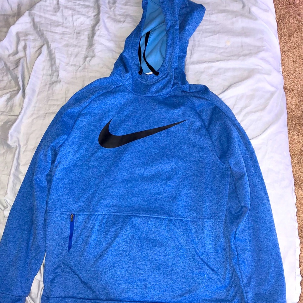 Blue Nike sweatshirt